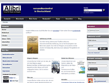 Tablet Screenshot of alibri-buecher.de